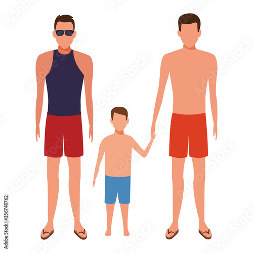 men and child avatar