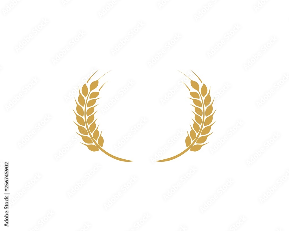 Wheat Logo Template Wheat Logo Template
