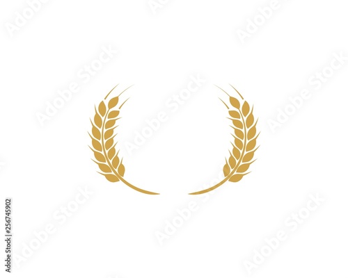 Wheat Logo Template © devankastudio