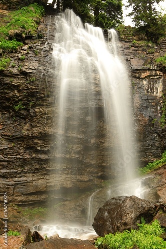 Fototapeta Naklejka Na Ścianę i Meble -  big waterfall among the mountains. savsat/artvin/turkey 