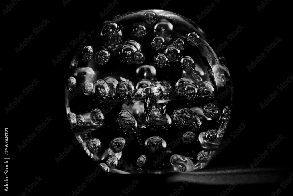 abstract background with glass bubble abstract background with glass bubble