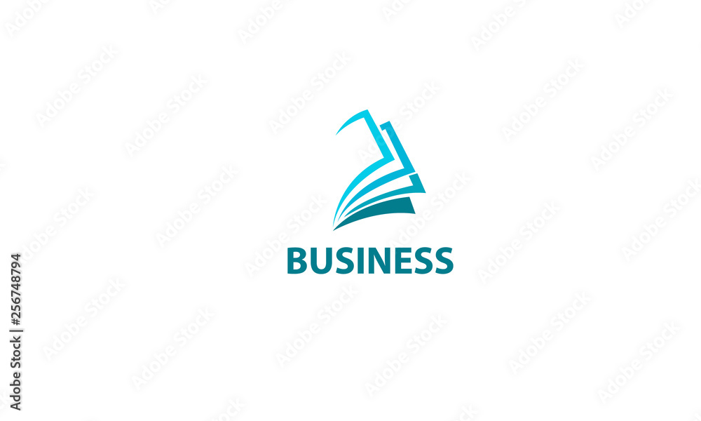 Book page logo design Book page logo design