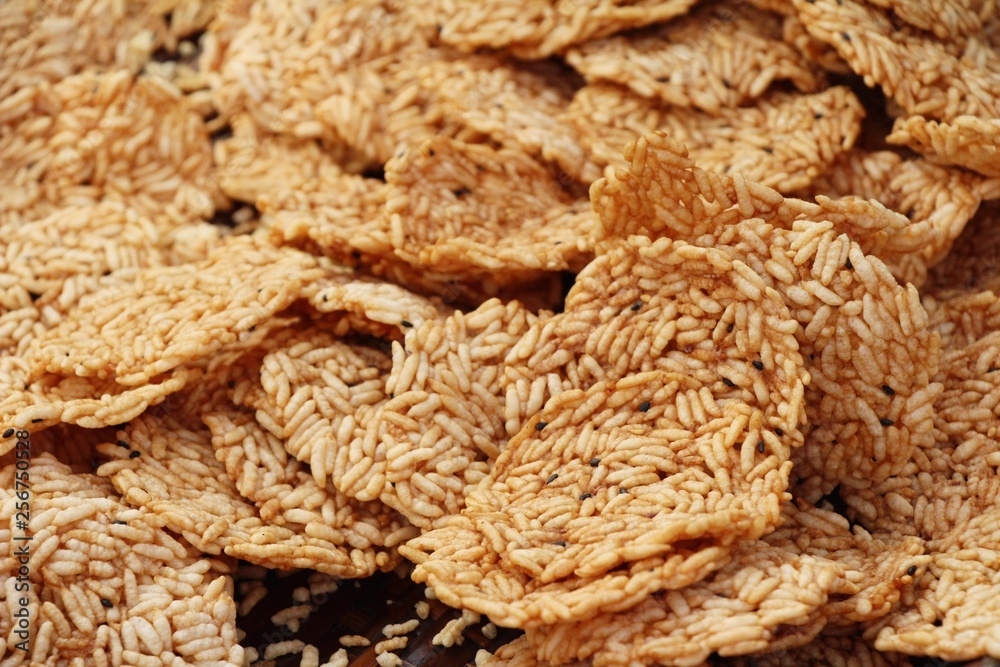 Sticky rice with sugar ,asia food style Sticky rice with sugar ,asia food style