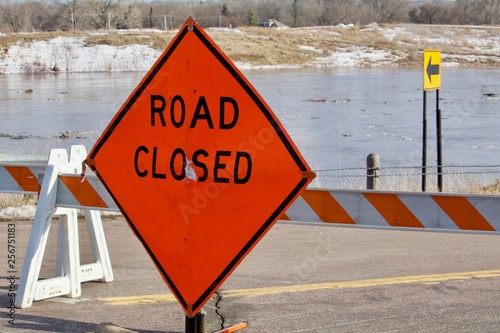 Road Closed Due to Flooding
