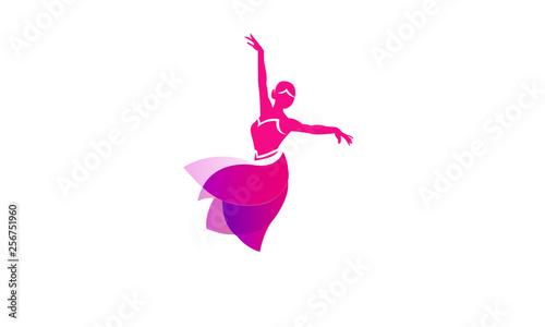 Dance girl logo