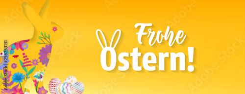 Frohe Ostern karte