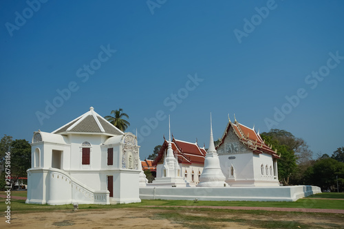 The famous temple Wat Ubosatharam in Uthai Thani. photo