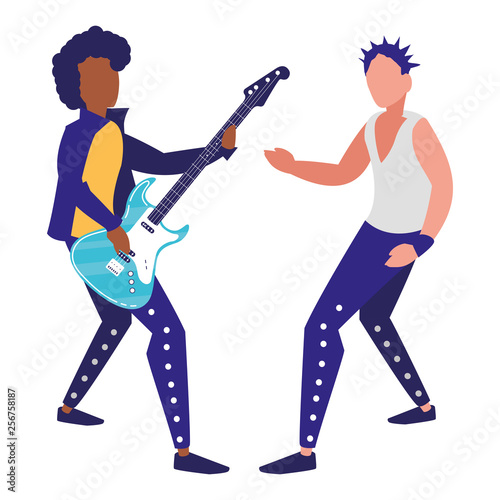 couple of musicians characters