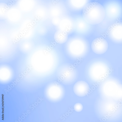 Blue bokeh background