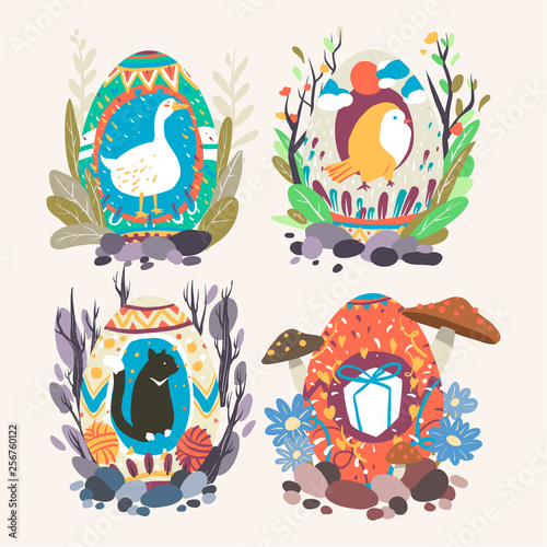 Easter egg designs collection
