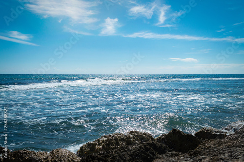 sea and blue sky domincan republic photo