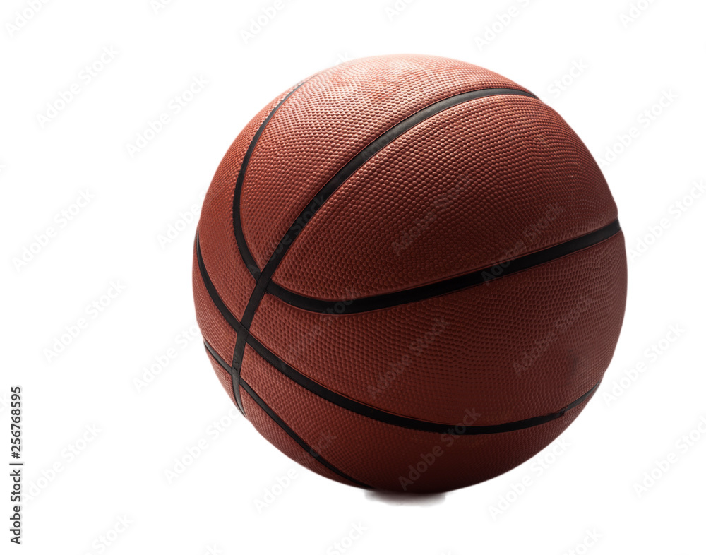 Fototapeta premium basketball on white background