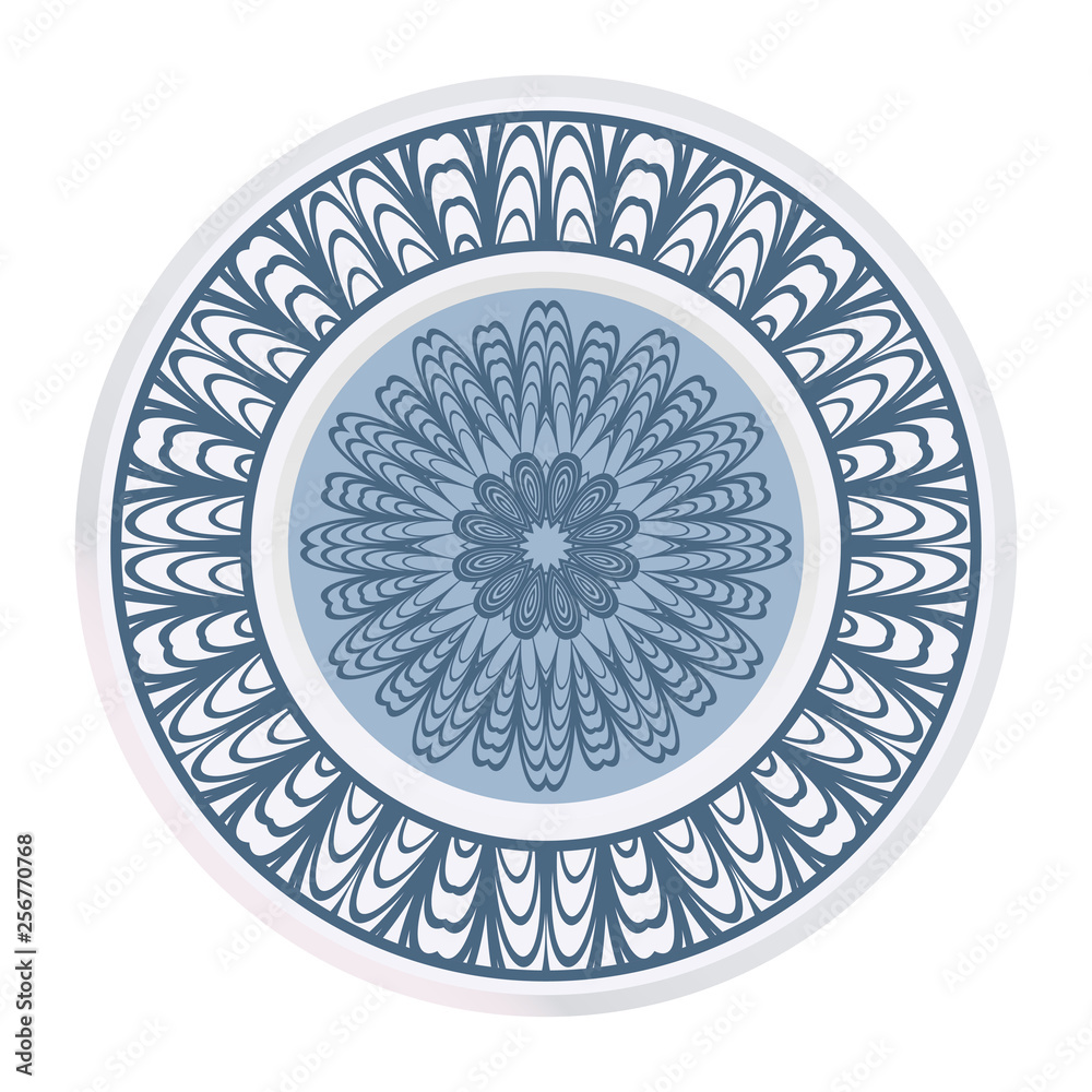 Hand Drawn Background With Mandala. Vector Decorative Elements. Arabic, Indian, Ottoman Motifs