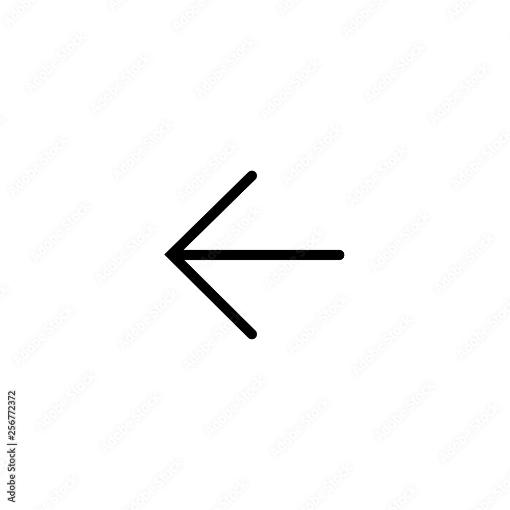 Arrow left icon vector isolated on background. Trendy sweet symbol. Pixel perfect. illustration EPS 10. - Vector Arrow left icon vector isolated on background. Trendy sweet symbol. Pixel perfect. illustration EPS 10. - Vector