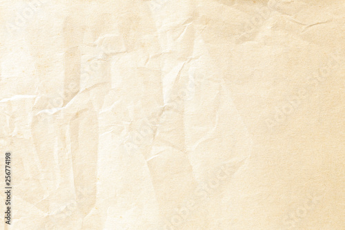 Brown crumpled paper texture