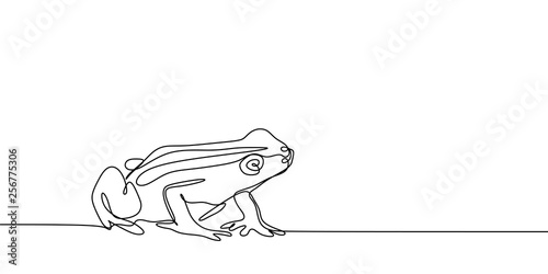 Continuous line drawing of ...