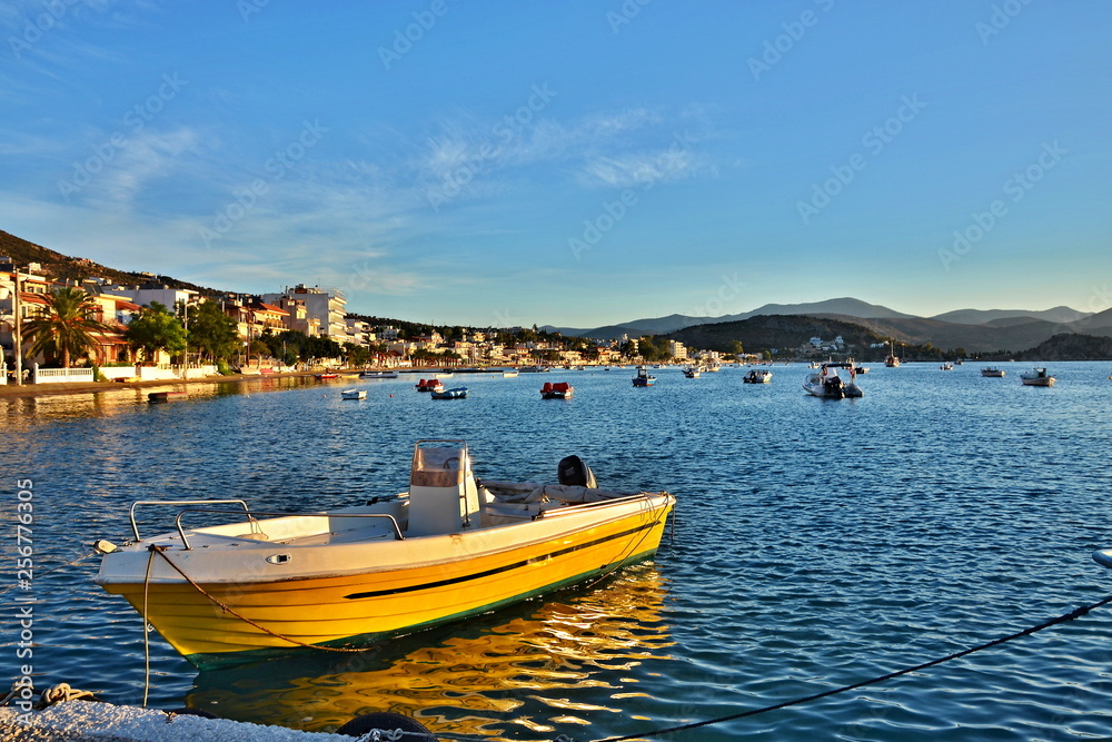 Greece,Tolo-morning in port