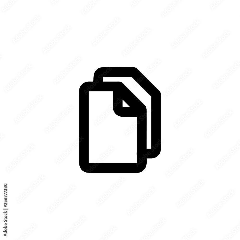 Files icon vector isolated on background. Trendy sweet symbol. Pixel perfect. illustration EPS 10. - Vector