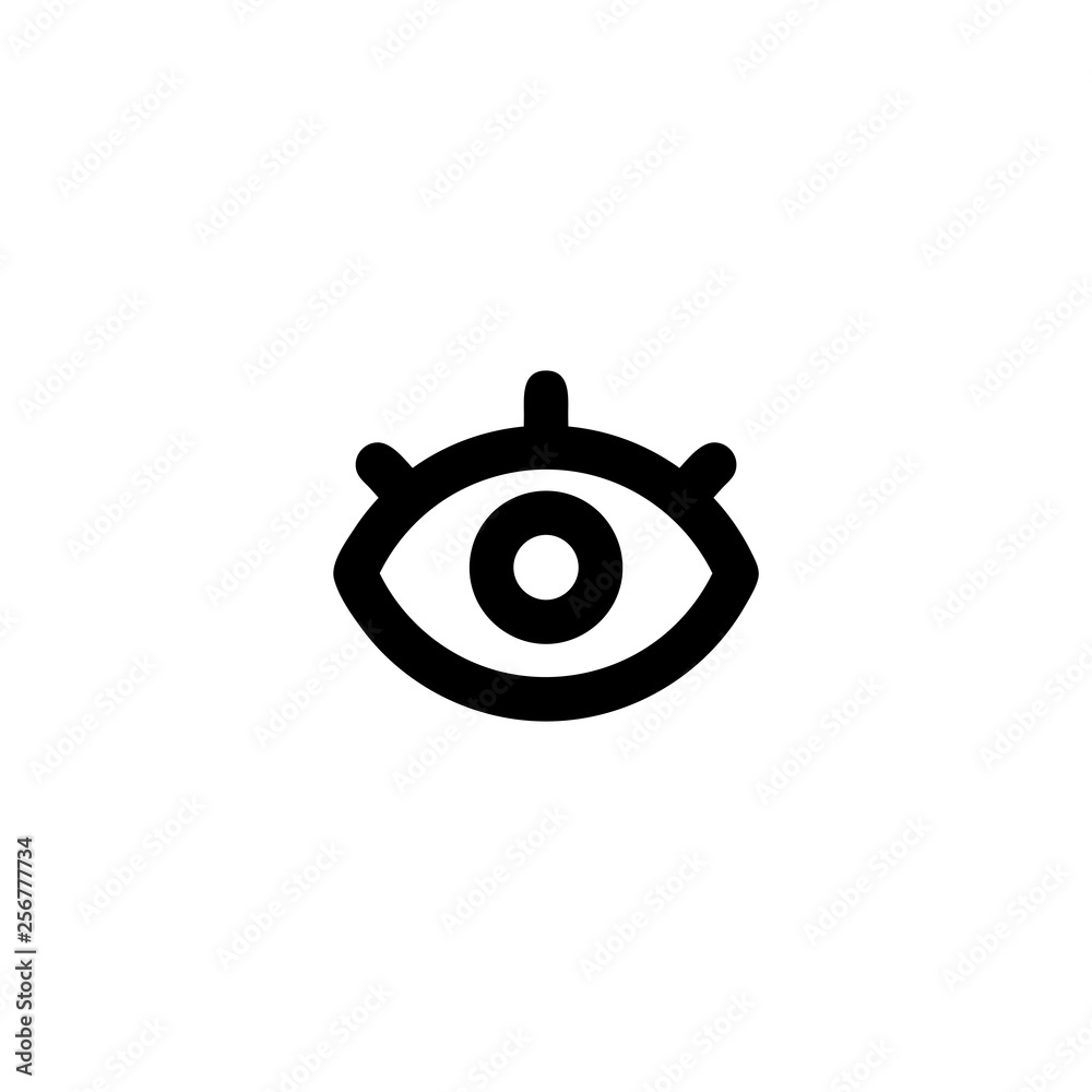 Views icon vector isolated on background. Trendy sweet symbol. Pixel perfect. illustration EPS 10. - Vector Views icon vector isolated on background. Trendy sweet symbol. Pixel perfect. illustration EPS 10. - Vector