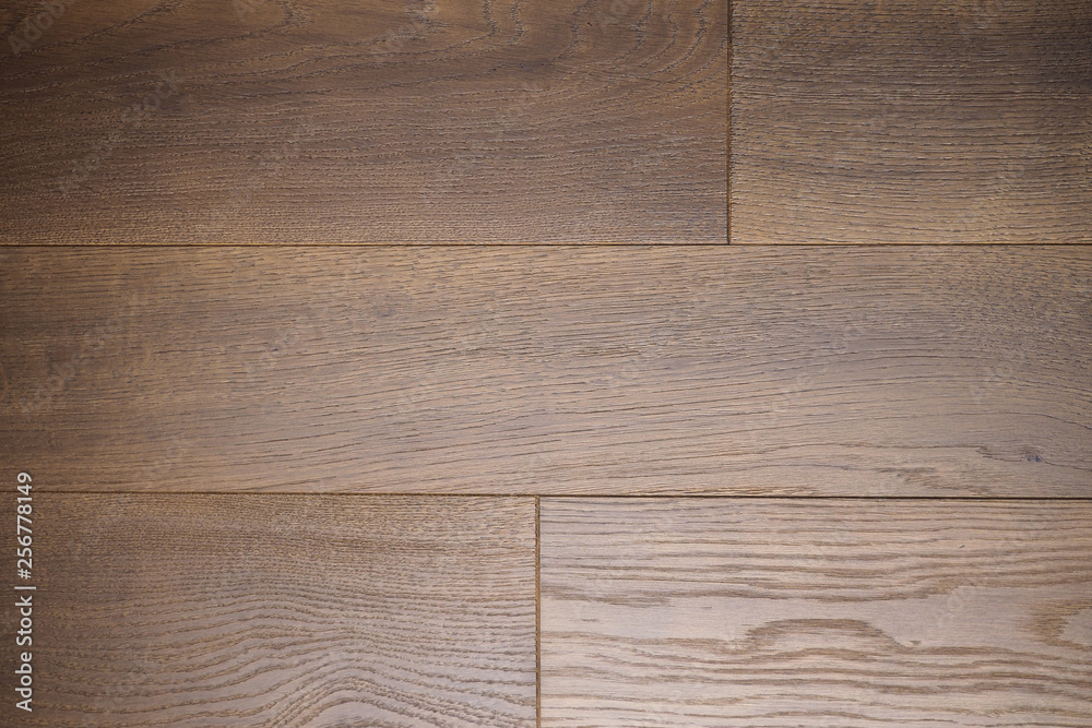 Naklejka premium Wood close up background texture with natural pattern, hardwood flooring, wood floor