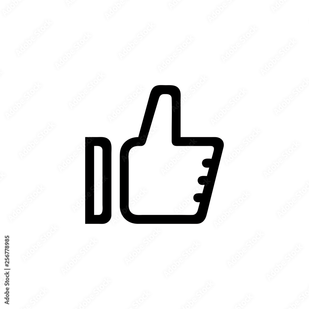 Thumb up icon vector isolated on background. Trendy sweet symbol. Pixel perfect. illustration EPS 10. - Vector Thumb up icon vector isolated on background. Trendy sweet symbol. Pixel perfect. illustration EPS 10. - Vector