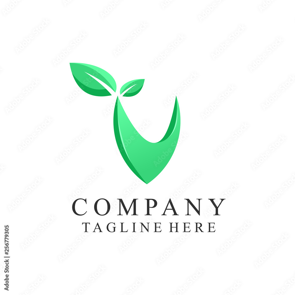 leaf logo design leaf logo design
