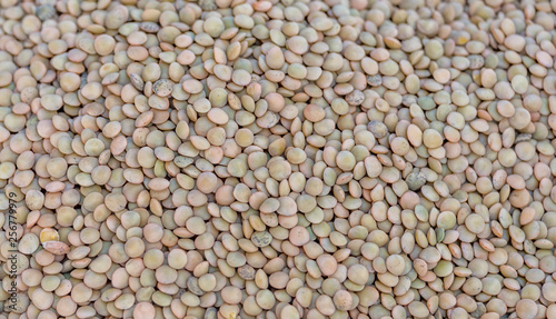 Dried Peas Closeup in an Italian Market