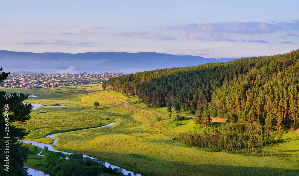 Obraz premium Summer in the Ural mountains is a short but wonderful time.