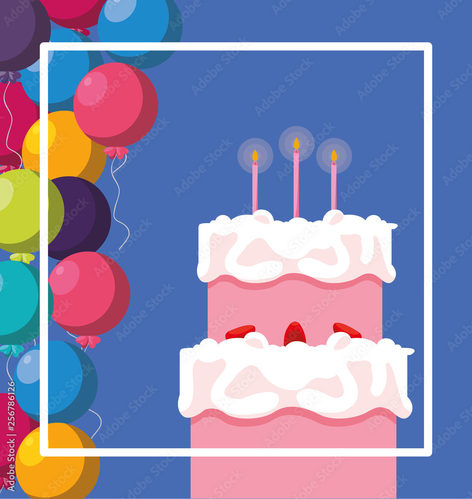 sweet cake birthday with balloons helium sweet cake birthday with balloons helium