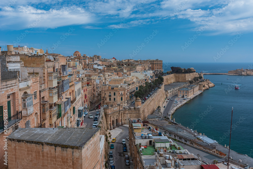 Vista panoramica della città di La Valletta, Malta