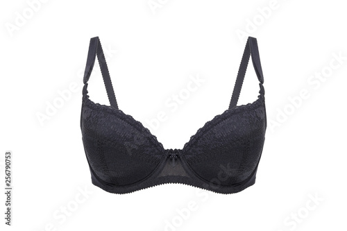Wallpaper Mural Beautiful black bra isolated on white background Torontodigital.ca