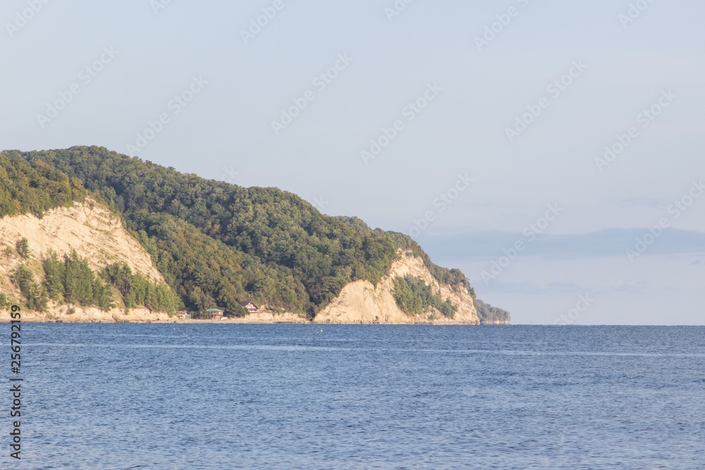 Beautiful summer seascape. Abkhazia