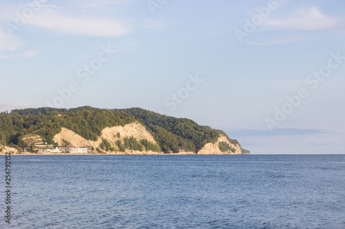 Beautiful summer seascape. Abkhazia