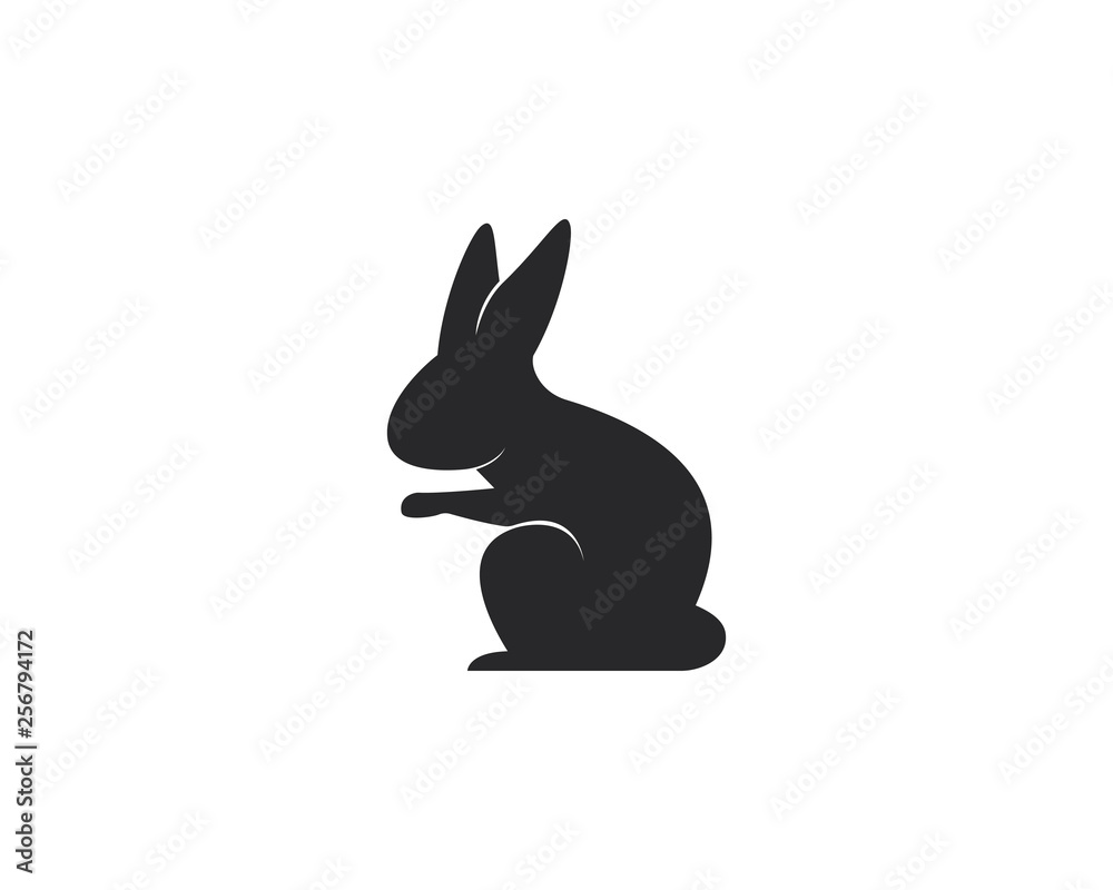 Rabbit Logo template vector icon illustration design Rabbit Logo template vector icon illustration design