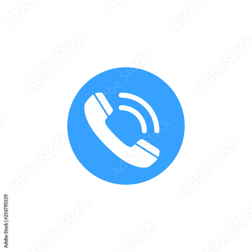 Modern communication contact us icon