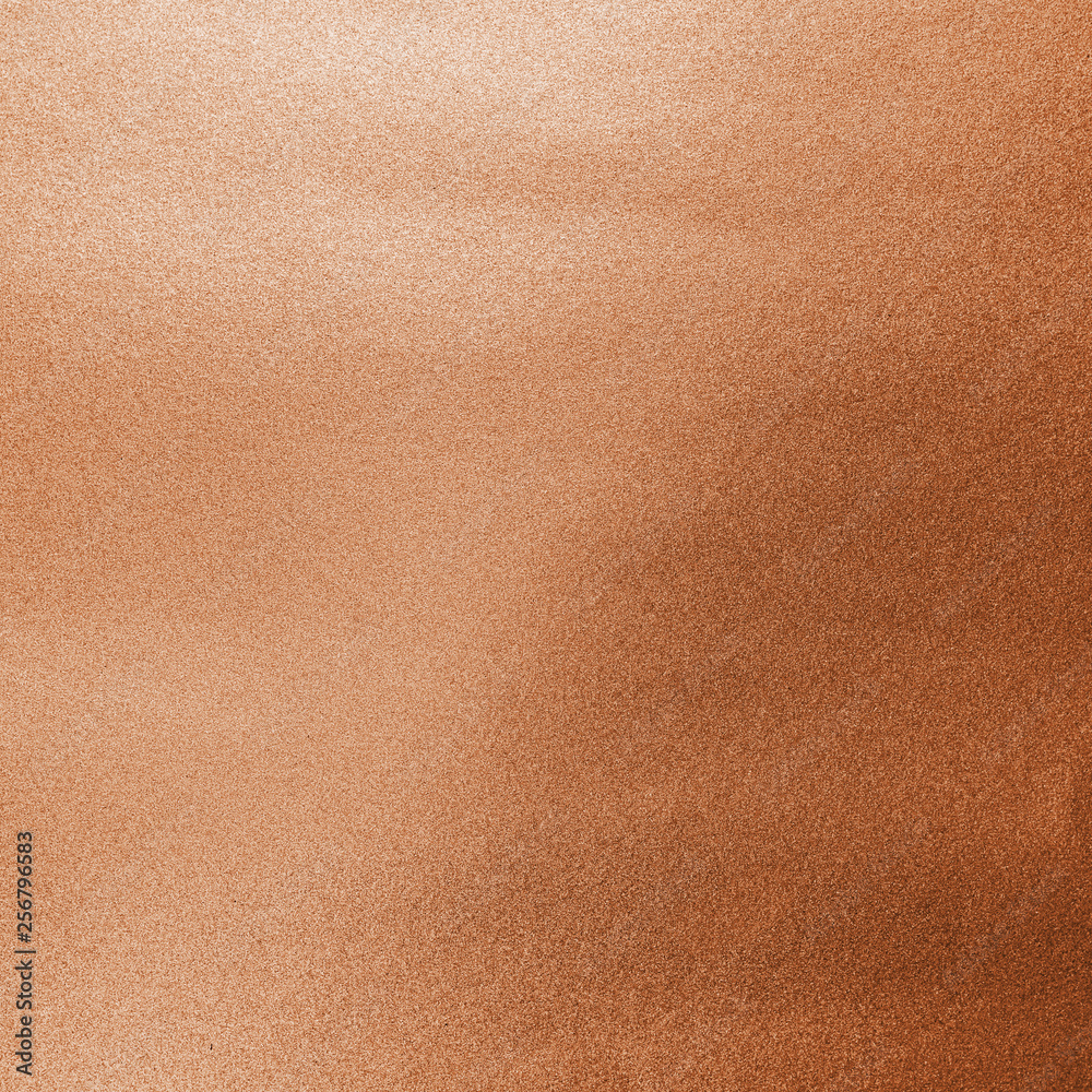 Copper foil shiny wrapping paper texture background for wall paper