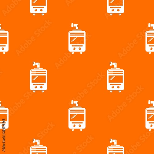 Oven-stove pattern vector orange for any web design best
