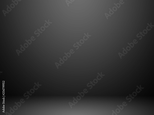 Black and gray background. Abstract black background for web design templates, christmas, halloween, valentine, product studio room and business report with smooth gradient color.