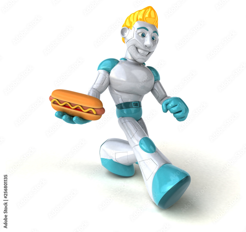 Robot - 3D Illustration Robot - 3D Illustration