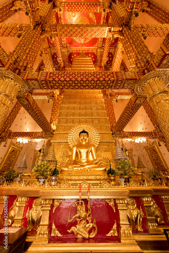 Wat Phra That Nong Bua in the morning at Ubon Ratchathani, Thailand.