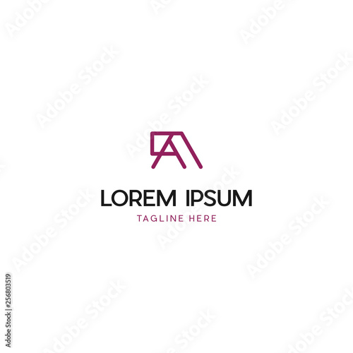 Free Download Modern and unique letter A initials logo design, Abstract letter A modern logo icon design concept.	 - GFXLoad