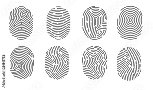 Security access human fingerprint authorization system electronic signature