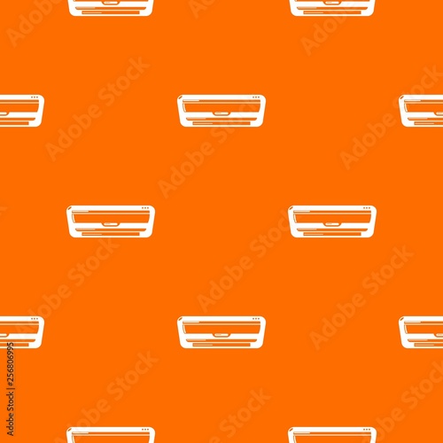 Split system pattern vector orange for any web design best