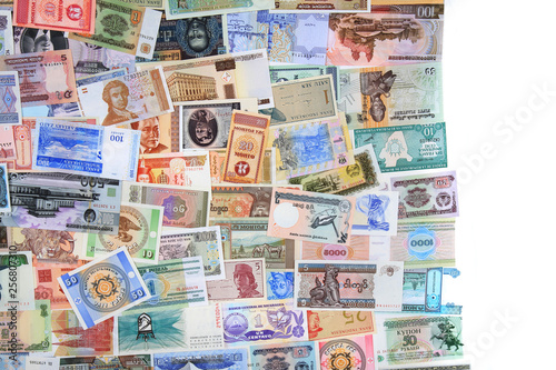 banknotes from the all world