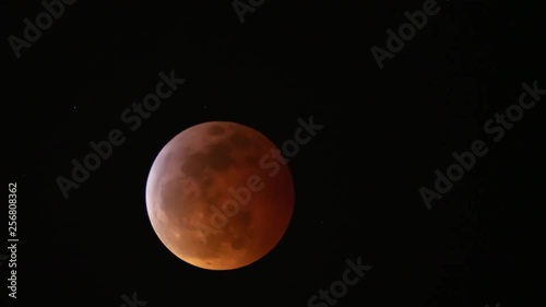 Total Lunar Eclipse 2019 Super Blood Wolf Moon Closeup 08 photo