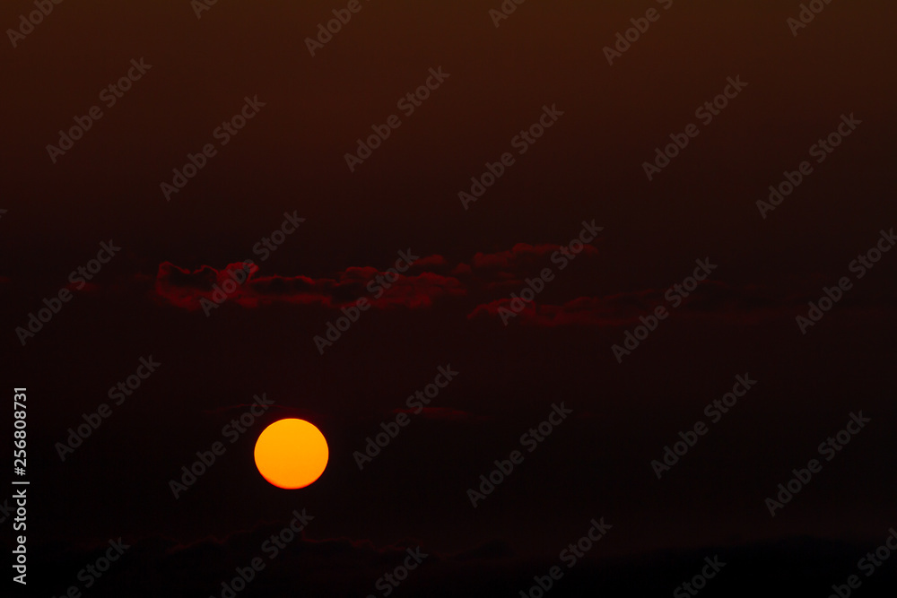 Obraz premium 日没