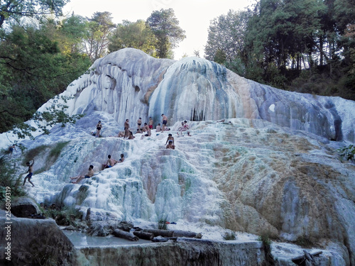 Bagni San Filippo, a thermal bath locality in Toscana, Italy.