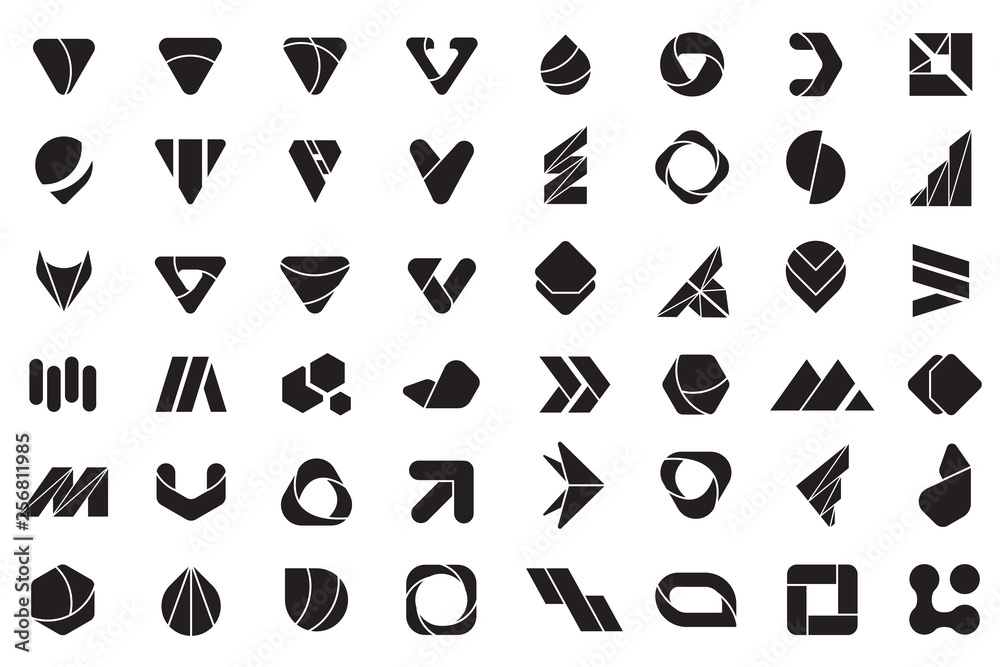 Modern Minimal Vector Logo for banner