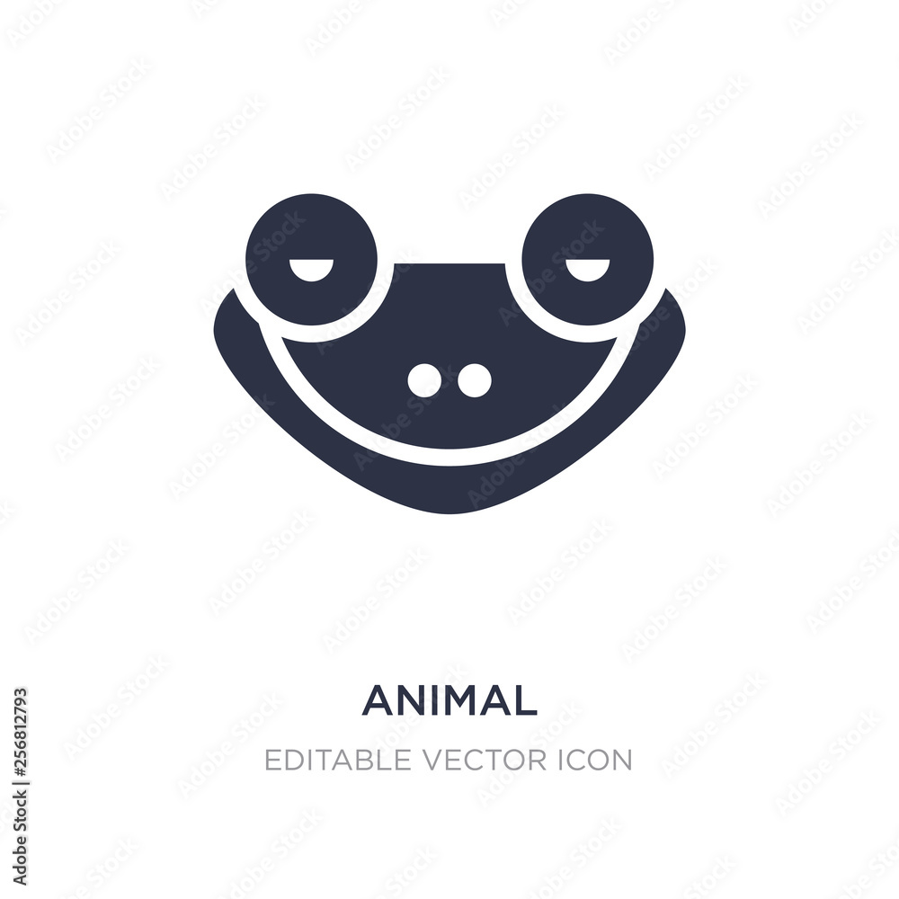animal icon on white background. Simple element illustration from Animals concept. animal icon on white background. Simple element illustration from Animals concept.