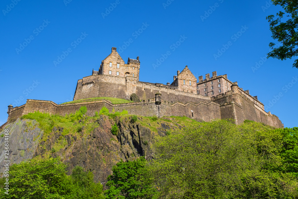 Die Burg von Edinburgh/Schottland